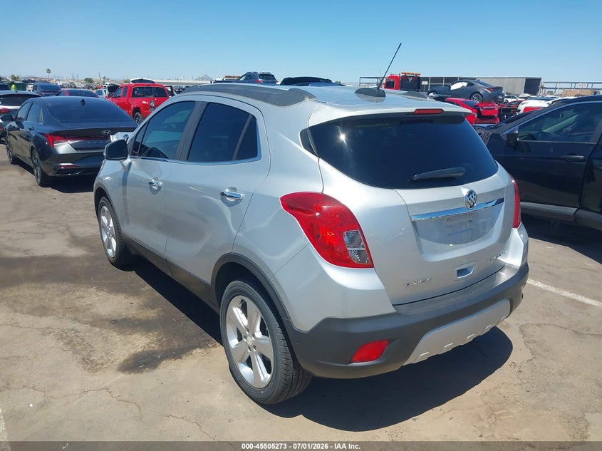 2015 Buick Encore VIN KL4CJASB9FB218296 IAAI salvage auction — FRONT END, Salvage Title, sold $725 on 2026-07-21 (photo 3)