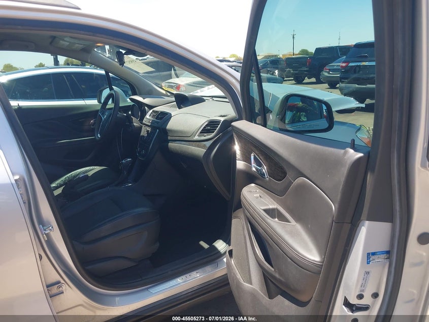2015 Buick Encore VIN KL4CJASB9FB218296 IAAI salvage auction — FRONT END, Salvage Title, sold $725 on 2026-07-21 (photo 5)