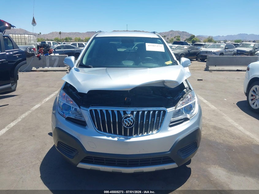 2015 Buick Encore VIN KL4CJASB9FB218296 IAAI salvage auction — FRONT END, Salvage Title, sold $725 on 2026-07-21 (photo 6)