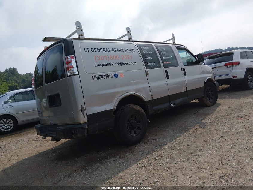 2009 Chevrolet Express 2500 VIN 1GCFG15X291166349 IAAI salvage auction — NORMAL WEAR, Clear (Maryland), sold $300 on 2026-07-09 (photo 4)
