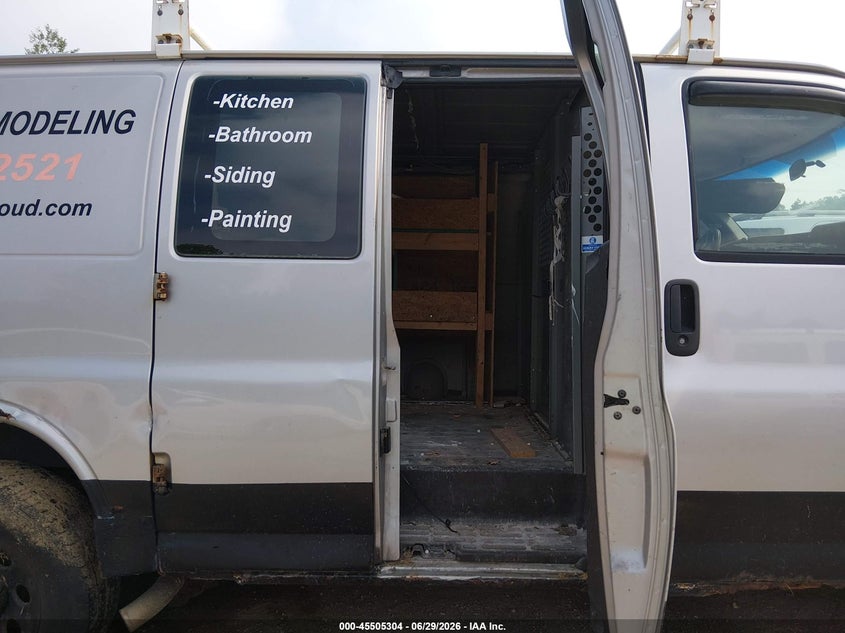 2009 Chevrolet Express 2500 VIN 1GCFG15X291166349 IAAI salvage auction — NORMAL WEAR, Clear (Maryland), sold $300 on 2026-07-09 (photo 8)