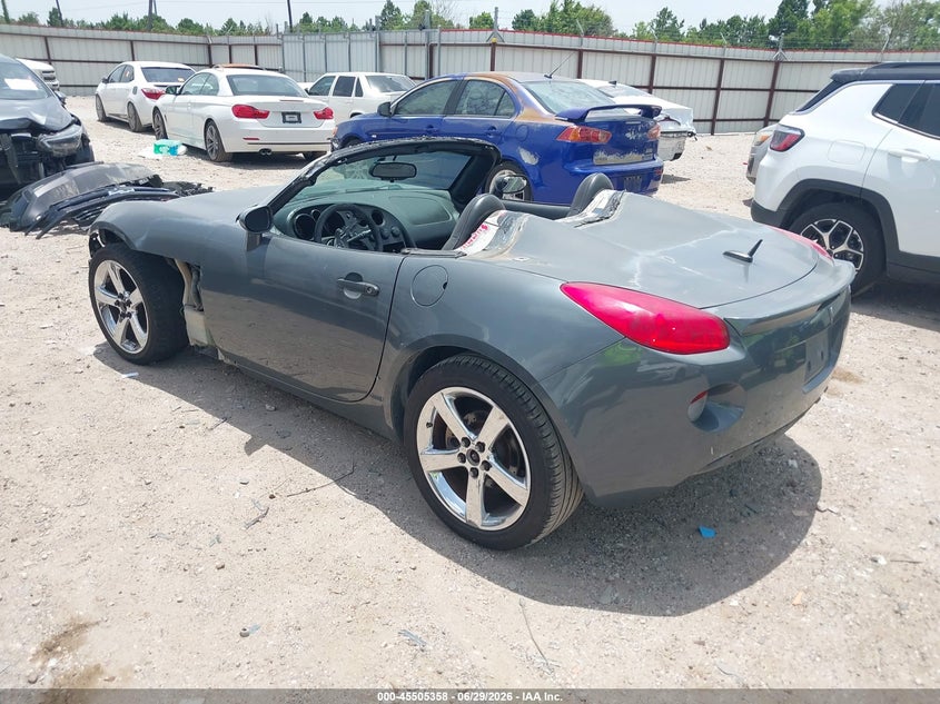 2008 Pontiac Solstice VIN 1G2MF35X18Y113495 IAAI salvage auction — NORMAL WEAR, Original (Texas), sold $575 on 2026-07-09 (photo 3)
