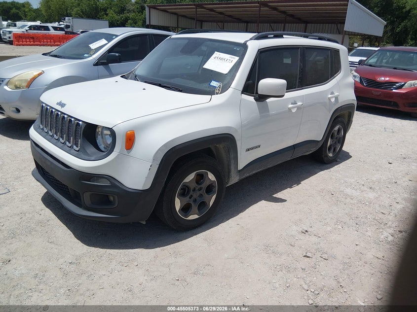 2015 Jeep Renegade VIN ZACCJABH2FPC03428 IAAI salvage auction — NORMAL WEAR, Original (Texas), sold $1,050 on 2026-07-29 (photo 2)