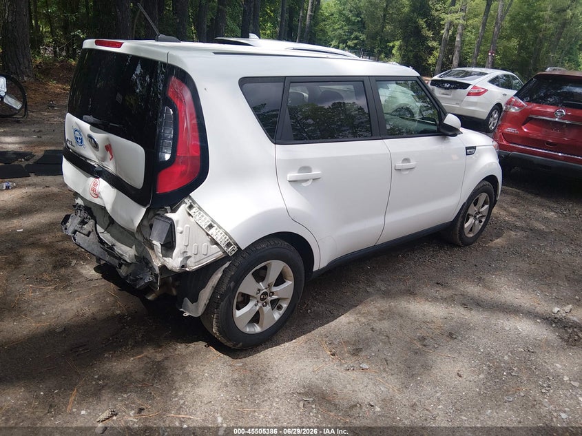2017 Kia Soul VIN KNDJN2A27H7457408 IAAI salvage auction — REAR END, Clear (Virginia), sold $1,250 on 2026-08-01 (photo 4)