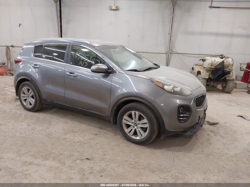 2017 Kia Sportage VIN KNDPMCAC6H7290213 IAAI salvage auction — FRONT END, Salvage (Pennsylvania), sold $2,000 on 2026-07-25 (photo 1)