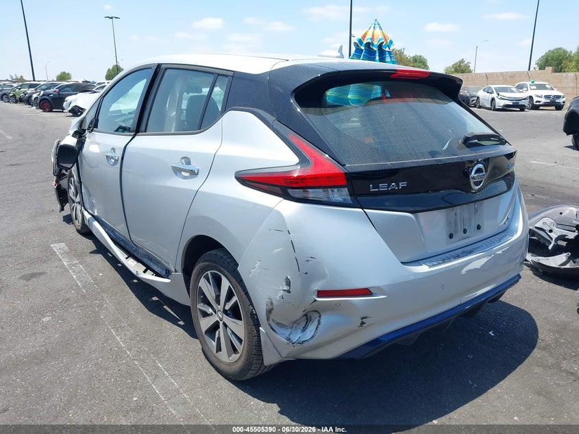 2020 Nissan Leaf VIN 1N4BZ1BP0LC307238 IAAI salvage auction — LEFT FRONT, Salvage Title, sold $1,900 on 2026-07-31 (photo 3)