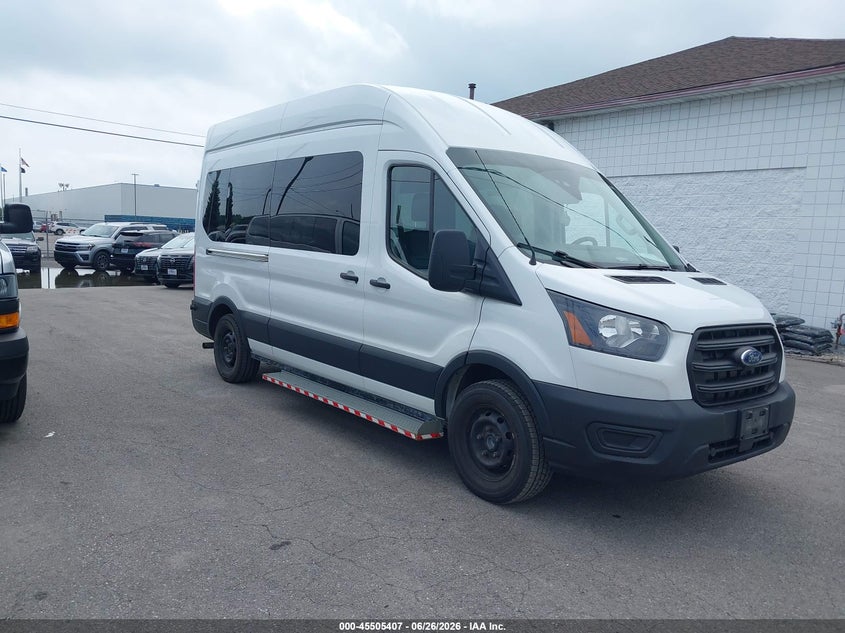 2020 Ford Transit-350 VIN 1FDAX2X87LKB09034 IAAI salvage auction — NORMAL WEAR, Sf97 (New York), sold $23,600 on 2026-07-23 (photo 1)