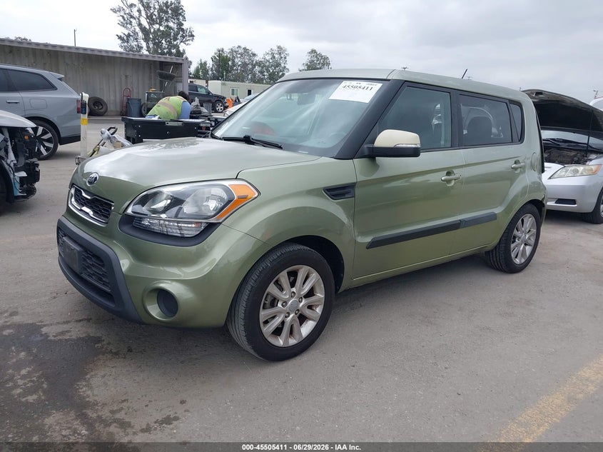 2013 Kia Soul VIN KNDJT2A62D7536360 IAAI salvage auction — REAR END, Salvage Title, sold $775 on 2026-07-22 (photo 2)
