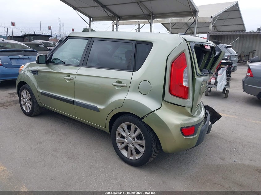 2013 Kia Soul VIN KNDJT2A62D7536360 IAAI salvage auction — REAR END, Salvage Title, sold $775 on 2026-07-22 (photo 3)