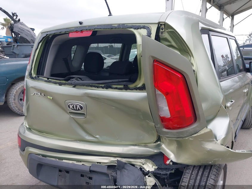 2013 Kia Soul VIN KNDJT2A62D7536360 IAAI salvage auction — REAR END, Salvage Title, sold $775 on 2026-07-22 (photo 6)