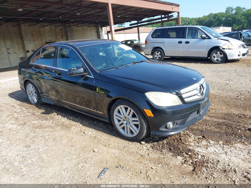 2009 Mercedes-benz C class VIN WDDGF81XX9F331272 IAAI salvage auction — RIGHT SIDE, Salvage (Virginia), sold $800 on 2026-08-11 (photo 1)