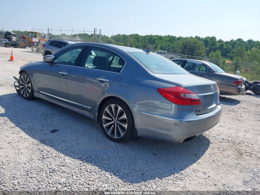 2014 Hyundai Genesis VIN KMHGC4DH3EU260532 IAAI salvage auction — FRONT END, Salvage (Alabama), sold $25 on 2026-07-29 (photo 3)