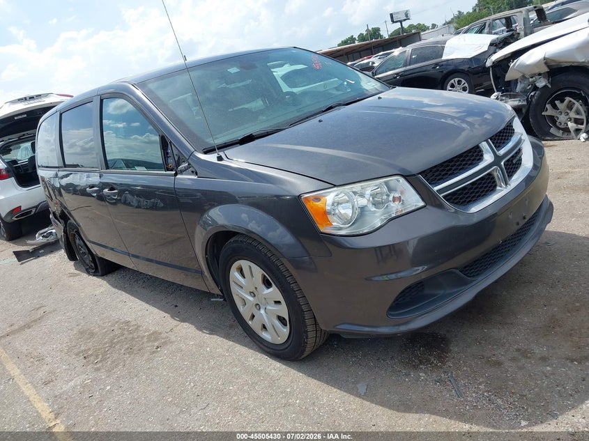 2019 Dodge Caravan VIN 2C4RDGBG2KR558360 IAAI salvage auction — LEFT REAR, Salvage Title, sold $2,125 on 2026-09-11 (photo 1)