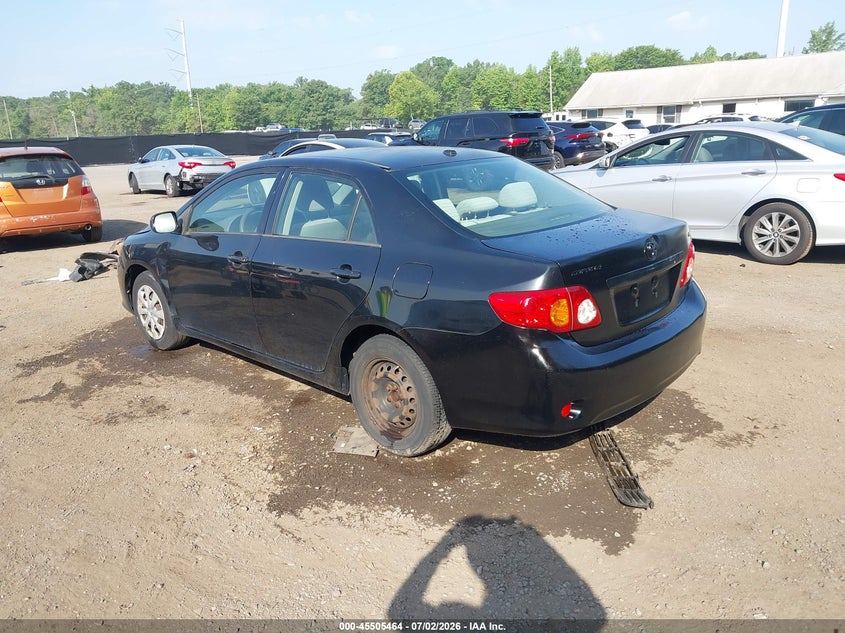 2010 Toyota Corolla VIN JTDBU4EEXAJ059156 IAAI salvage auction — FRONT & REAR, Salvage - 75% Or Less (Maryland), sold $1,250 on 2026-07-22 (photo 3)