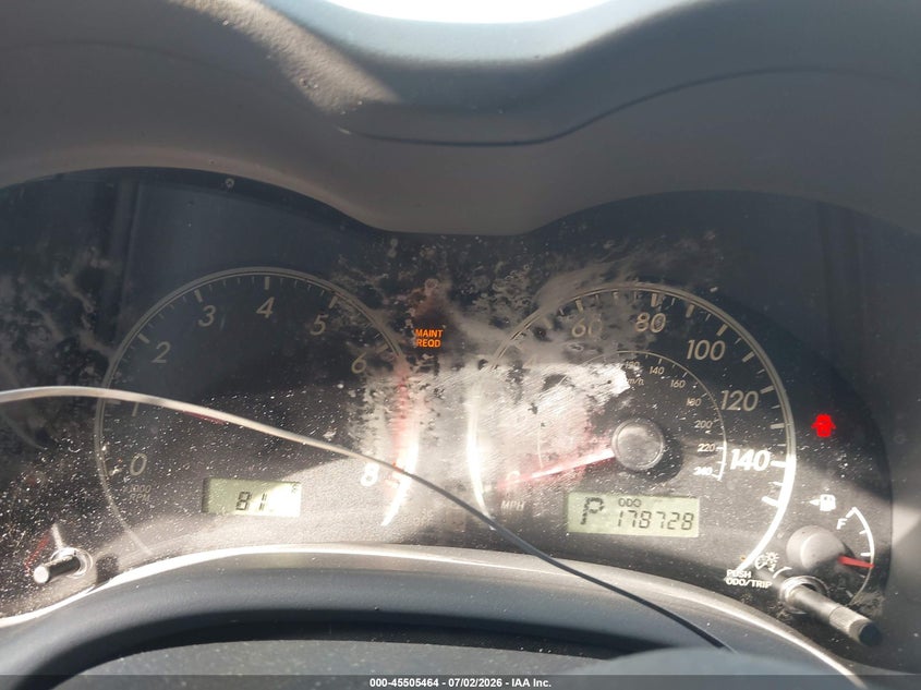 2010 Toyota Corolla VIN JTDBU4EEXAJ059156 IAAI salvage auction — FRONT & REAR, Salvage - 75% Or Less (Maryland), sold $1,250 on 2026-07-22 (photo 7)