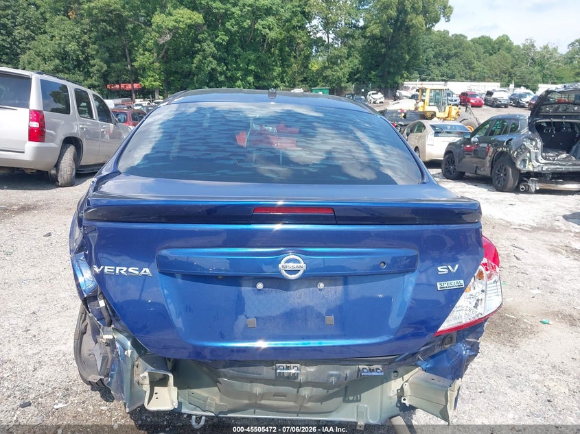 2018 Nissan Versa VIN 3N1CN7AP5JL886472 IAAI salvage auction — REAR END, Salvage Title, sold $1,100 on 2026-07-23 (photo 6)