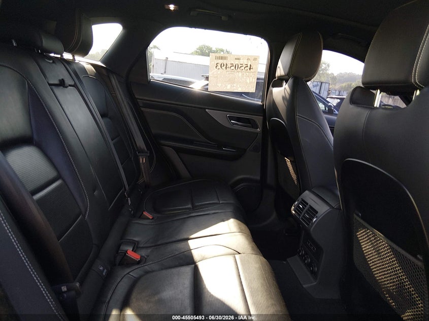 2018 Jaguar F-pace VIN SADCM2FV2JA351167 IAAI salvage auction — FRONT END, Salvage (Pennsylvania), sold $5,500 on 2026-07-28 (photo 8)