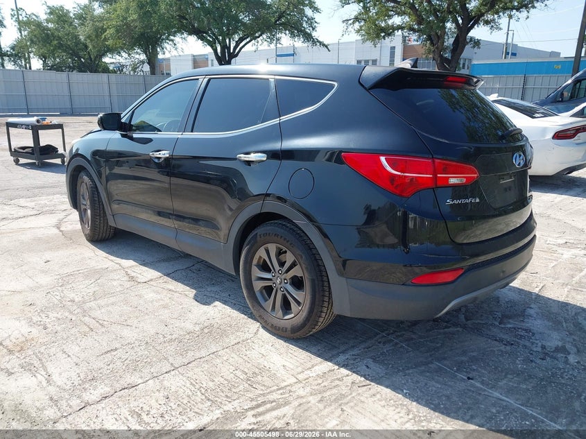 2013 Hyundai Santa fe VIN 5XYZU3LB4DG070224 IAAI salvage auction — NORMAL WEAR, Clear (Florida), sold $1,525 on 2026-07-15 (photo 3)