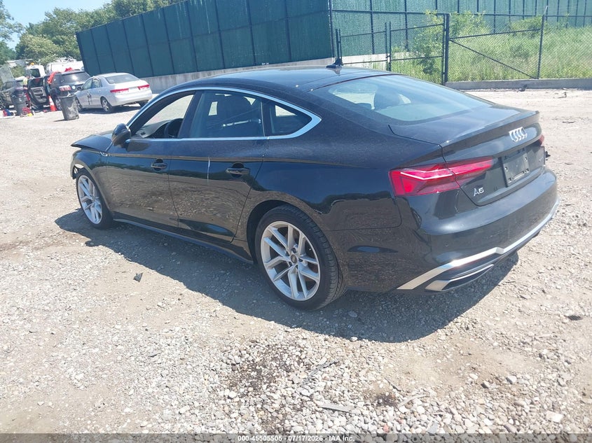 2024 Audi A5 VIN WAUDACF55RA017366 IAAI salvage auction — FRONT END, Wait Title, sold $10,000 on 2026-08-25 (photo 3)