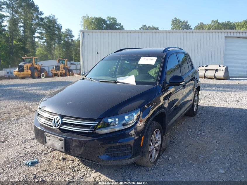 2017 Volkswagen Tiguan VIN WVGAV7AX9HK003906 IAAI salvage auction — NORMAL WEAR, Clear (Georgia), sold $1,800 on 2026-07-28 (photo 2)