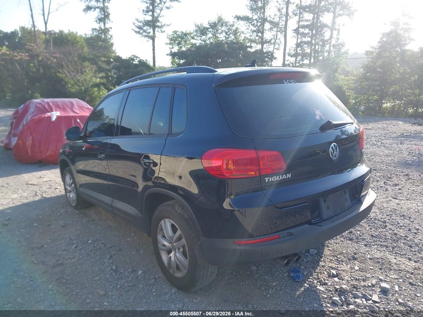 2017 Volkswagen Tiguan VIN WVGAV7AX9HK003906 IAAI salvage auction — NORMAL WEAR, Clear (Georgia), sold $1,800 on 2026-07-28 (photo 3)