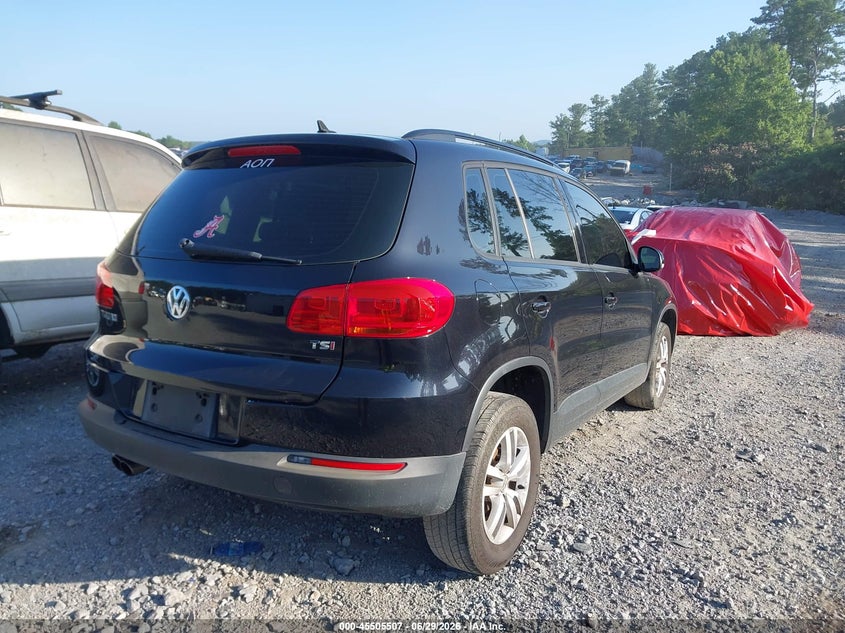 2017 Volkswagen Tiguan VIN WVGAV7AX9HK003906 IAAI salvage auction — NORMAL WEAR, Clear (Georgia), sold $1,800 on 2026-07-28 (photo 4)