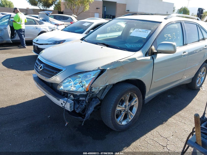 2007 Lexus Rx 400h VIN JTJHW31UX72030610 IAAI salvage auction — LEFT FRONT, Salvage Certificate (California), sold $1,350 on 2026-07-17 (photo 2)