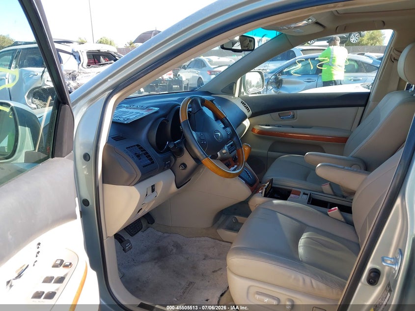 2007 Lexus Rx 400h VIN JTJHW31UX72030610 IAAI salvage auction — LEFT FRONT, Salvage Certificate (California), sold $1,350 on 2026-07-17 (photo 5)