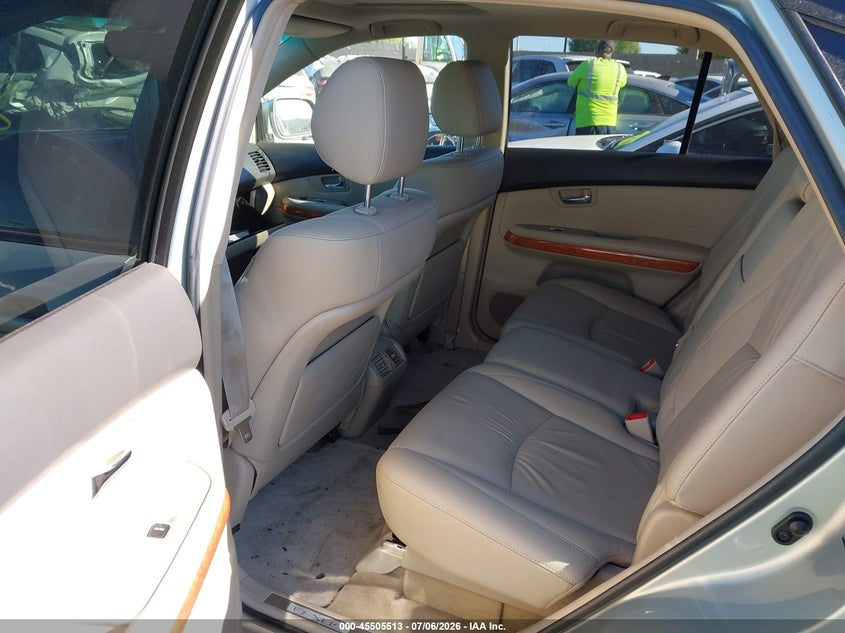 2007 Lexus Rx 400h VIN JTJHW31UX72030610 IAAI salvage auction — LEFT FRONT, Salvage Certificate (California), sold $1,350 on 2026-07-17 (photo 8)