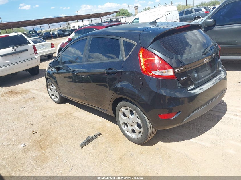 2011 Ford Fiesta VIN 3FADP4FJ1BM167865 IAAI salvage auction — NORMAL WEAR, Clear-Dealer Only (Arizona), sold $250 on 2026-07-30 (photo 3)