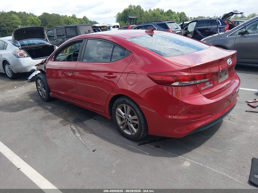 2018 Hyundai Elantra VIN KMHD84LF2JU472045 IAAI salvage auction — FRONT END, Salvage Title, sold $1,150 on 2026-07-22 (photo 3)