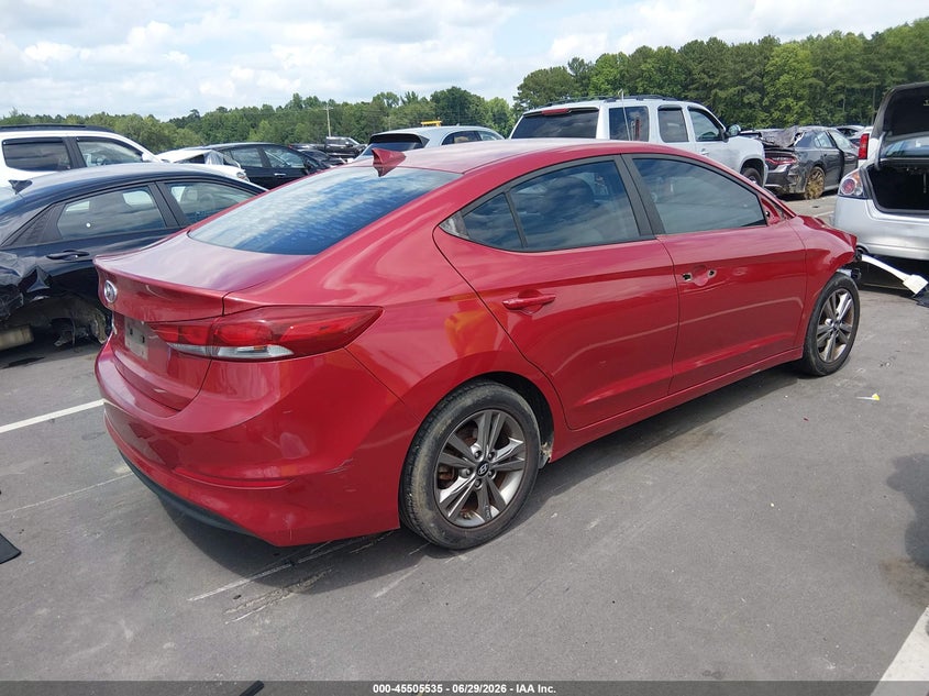 2018 Hyundai Elantra VIN KMHD84LF2JU472045 IAAI salvage auction — FRONT END, Salvage Title, sold $1,150 on 2026-07-22 (photo 4)