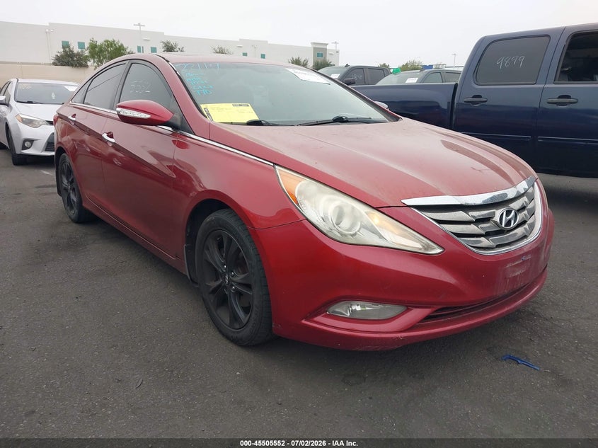 2011 Hyundai Sonata VIN 5NPEC4AC1BH268039 IAAI salvage auction — LEFT FRONT, Salvage Certificate (California), sold $875 on 2026-07-17 (photo 1)