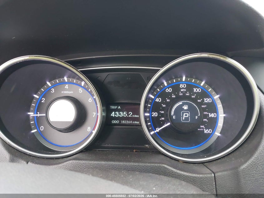 2011 Hyundai Sonata VIN 5NPEC4AC1BH268039 IAAI salvage auction — LEFT FRONT, Salvage Certificate (California), sold $875 on 2026-07-17 (photo 7)