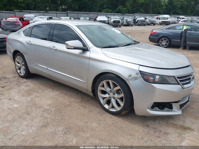 2016 Chevrolet Impala VIN 2G1145S33G9183190 IAAI salvage auction — FRONT & REAR, Original (Texas), sold $1,400 on 2026-07-09 (photo 1)