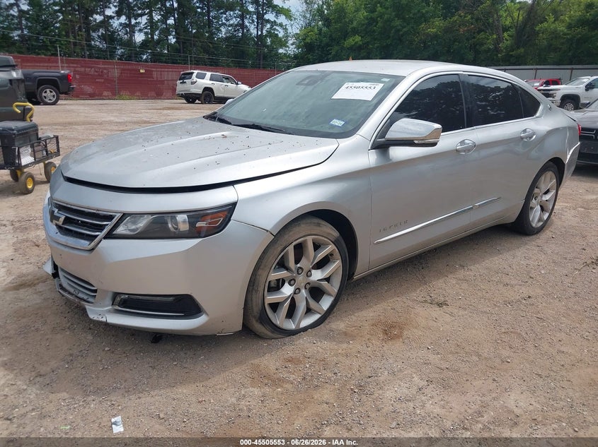 2016 Chevrolet Impala VIN 2G1145S33G9183190 IAAI salvage auction — FRONT & REAR, Original (Texas), sold $1,400 on 2026-07-09 (photo 2)
