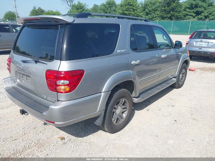 2003 Toyota Sequoia VIN 5TDBT48A43S199298 IAAI salvage auction — NORMAL WEAR, Original (Kentucky), sold $1,250 on 2026-07-20 (photo 4)