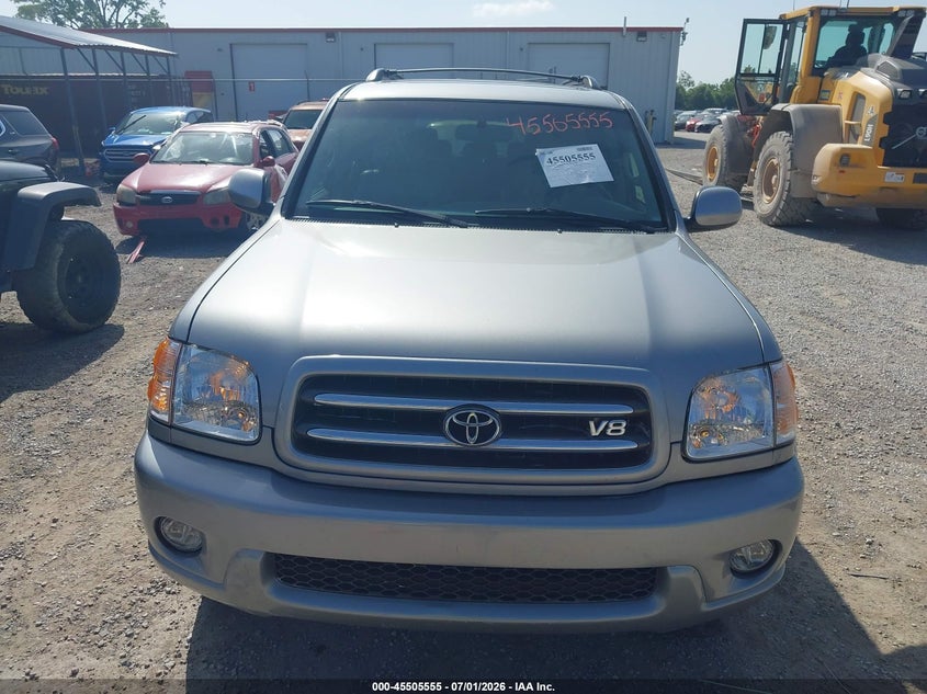 2003 Toyota Sequoia VIN 5TDBT48A43S199298 IAAI salvage auction — NORMAL WEAR, Original (Kentucky), sold $1,250 on 2026-07-20 (photo 6)