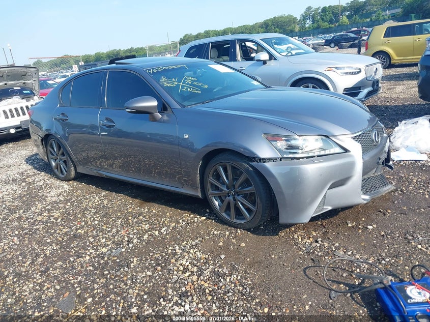 2014 Lexus Gs VIN JTHCE1BL7E5028284 IAAI salvage auction — LEFT REAR, Salvage Title, sold $1,725 on 2026-07-14 (photo 1)