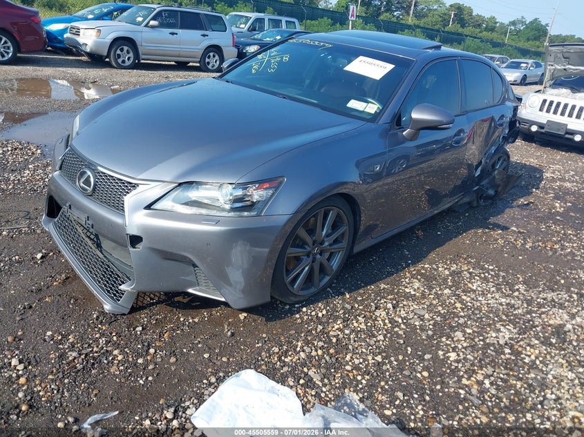 2014 Lexus Gs VIN JTHCE1BL7E5028284 IAAI salvage auction — LEFT REAR, Salvage Title, sold $1,725 on 2026-07-14 (photo 2)