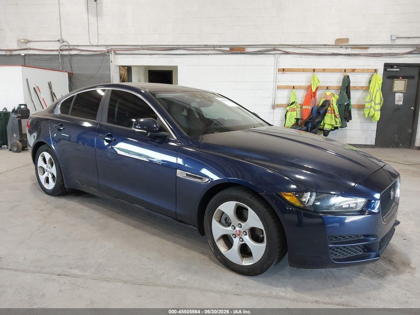 2017 Jaguar Xe VIN SAJAR4BG4HA966001 IAAI salvage auction — FRONT END, Salvage Title, sold $675 on 2026-09-20 (photo 1)
