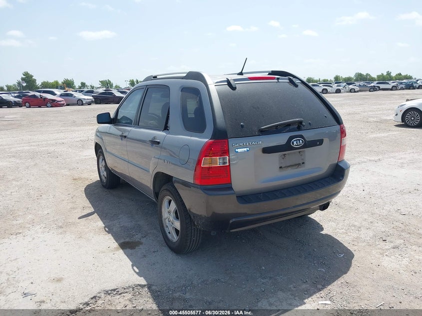 2006 Kia Sportage VIN KNDJF724167189799 IAAI salvage auction — NORMAL WEAR, Original (Texas), sold $500 on 2026-07-08 (photo 3)