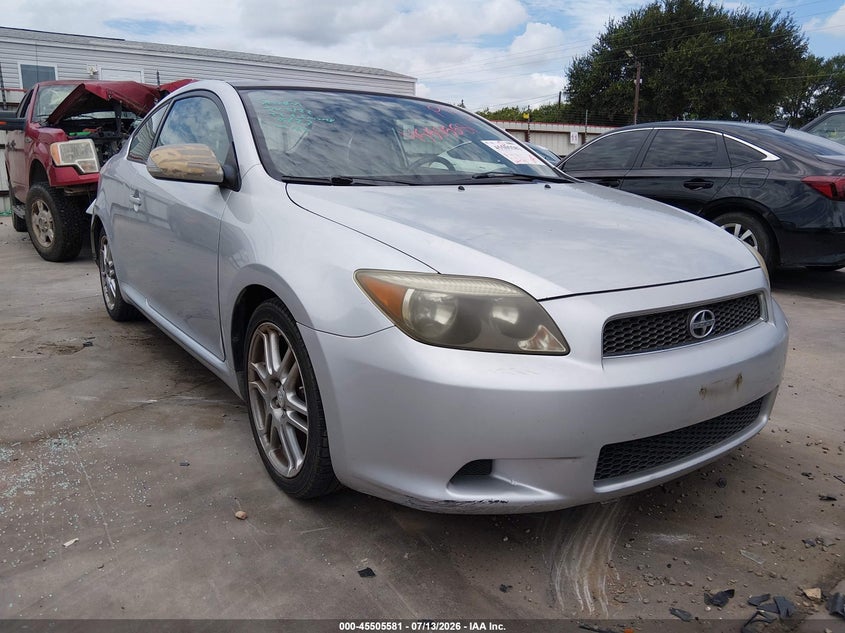 2007 Scion Tc VIN JTKDE177970217934 IAAI salvage auction — LEFT SIDE, Salvage (Texas), sold $425 on 2026-07-28 (photo 1)