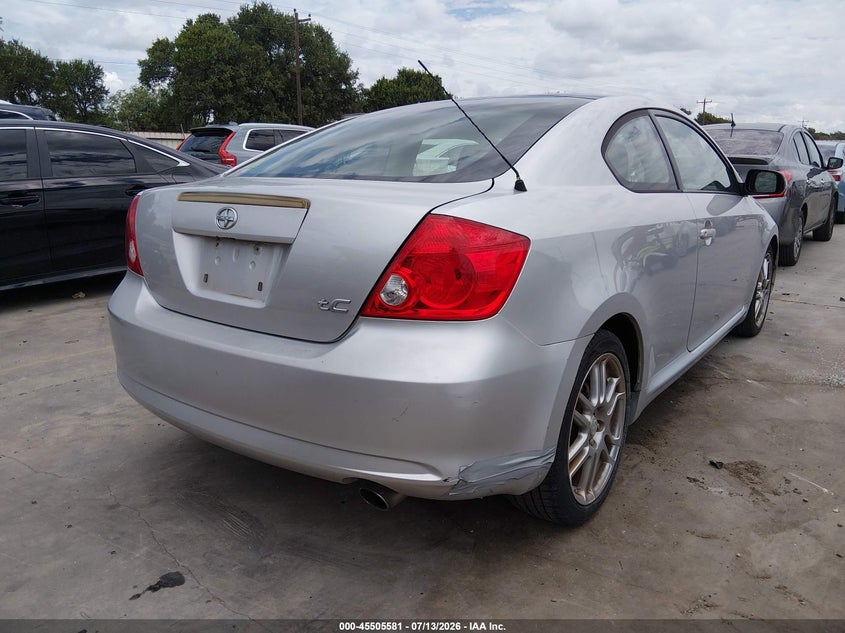 2007 Scion Tc VIN JTKDE177970217934 IAAI salvage auction — LEFT SIDE, Salvage (Texas), sold $425 on 2026-07-28 (photo 4)
