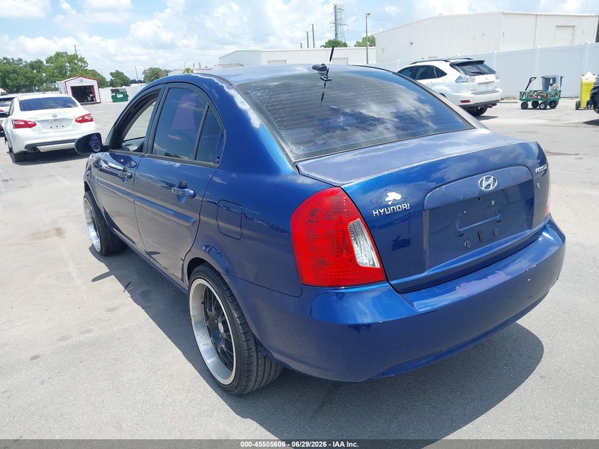 2010 Hyundai Accent VIN KMHCN4AC4AU466177 IAAI salvage auction — FRONT END, Certificate Of Destruction (Florida), sold $25 on 2026-07-20 (photo 3)