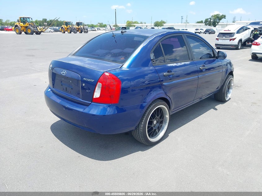 2010 Hyundai Accent VIN KMHCN4AC4AU466177 IAAI salvage auction — FRONT END, Certificate Of Destruction (Florida), sold $25 on 2026-07-20 (photo 4)