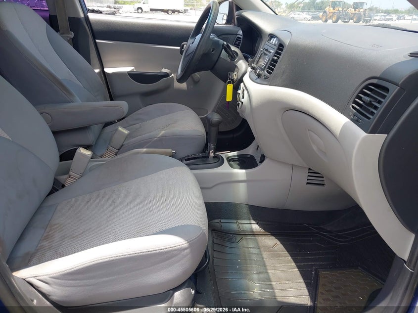 2010 Hyundai Accent VIN KMHCN4AC4AU466177 IAAI salvage auction — FRONT END, Certificate Of Destruction (Florida), sold $25 on 2026-07-20 (photo 5)
