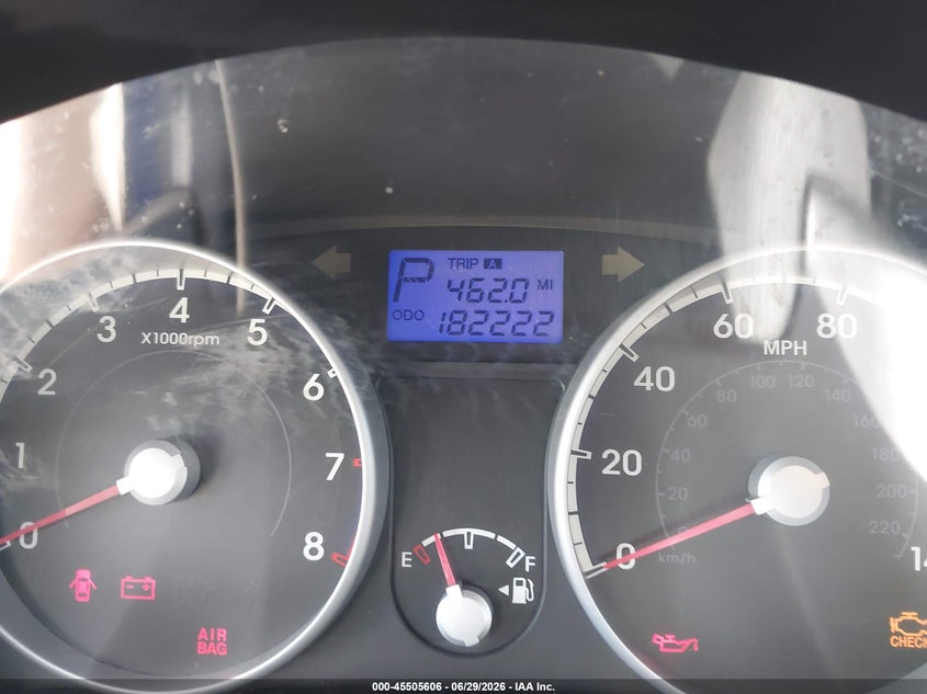 2010 Hyundai Accent VIN KMHCN4AC4AU466177 IAAI salvage auction — FRONT END, Certificate Of Destruction (Florida), sold $25 on 2026-07-20 (photo 7)