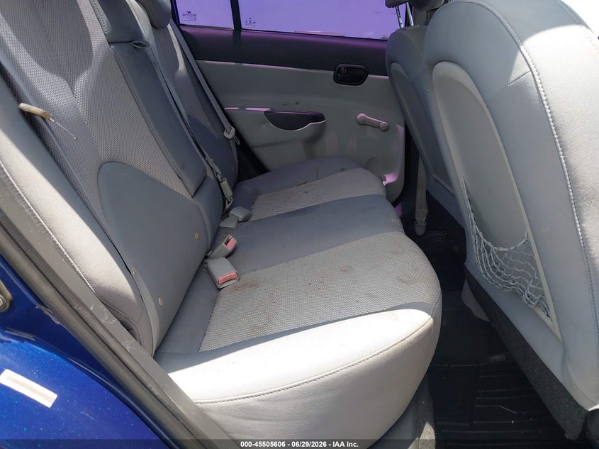 2010 Hyundai Accent VIN KMHCN4AC4AU466177 IAAI salvage auction — FRONT END, Certificate Of Destruction (Florida), sold $25 on 2026-07-20 (photo 8)