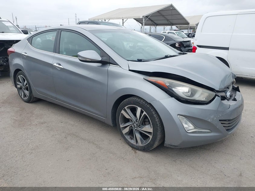 2015 Hyundai Elantra VIN KMHDH4AE6FU301249 IAAI salvage auction — FRONT END, Salvage (California), sold $1,600 on 2026-07-15 (photo 1)